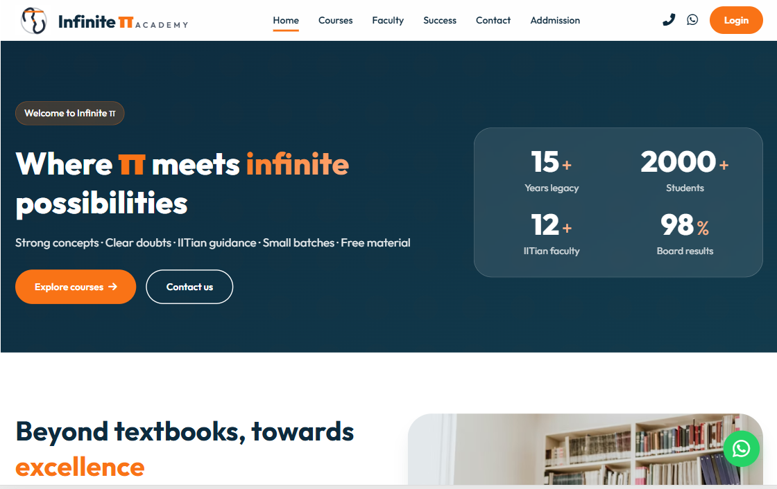 Infinite π Academy Screenshot
